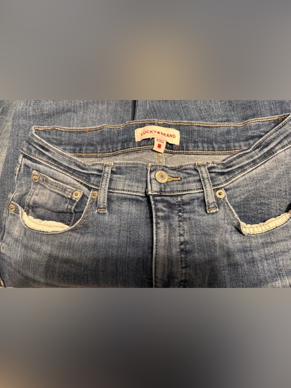 Lucky Brand Women's Medium Blue Skinny Jeans